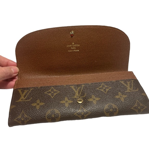 LOUIS VUITTON Monogram Portefeiulle Sarah Long Bifold Wallet Authentic Louis Vuitton Portefeuille Long Louise Wallet